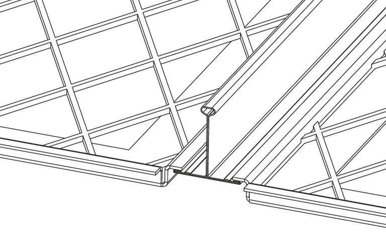 Tavan din plasa expandata
